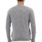 Gray Wool Men Sweater