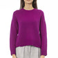 Purple Merino Wool Women Sweater