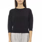 Black Viscose Women Sweater