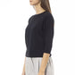 Black Viscose Women Sweater