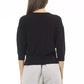 Black Viscose Women Sweater