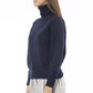 Blue Wool Women Sweater