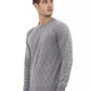 Gray Viscose Men Sweater