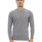 Gray Cashmere Men Sweater