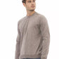 Beige Viscose Men Sweater