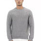 Gray Cotton Men Sweater