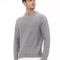 Gray Cotton Men Sweater