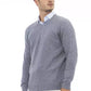 "Light Blue Viscose Men Sweater"