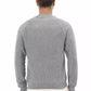 Gray Cotton Men Sweater