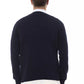 Blue Wool Men Sweater