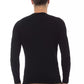 Black Viscose Men Sweater