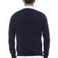 Blue Wool Men Sweater