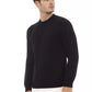 Black Alpaca Men Sweater