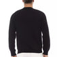 Black Alpaca Men Sweater