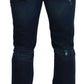 Exquisite Straight Fit Washed Denim Jeans