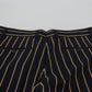 Elegant Striped Chino Tapered Pants