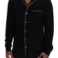 Elegant Silk Pajama Style Shirt