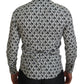 Elegant Slim Fit Logo Print Shirt