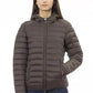 Brown Nylon Women Jacket