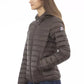 Brown Nylon Women Jacket