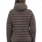 Brown Nylon Women Jacket