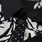 Elegant Black Palm Tree Print Casual Shirt