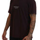 Elegant Bordeaux Crewneck Tee