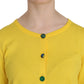 Radiant Yellow Cotton Sweater