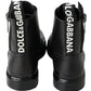 Elegant Leather Zipper Ankle Boots