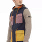 Blue Cotton Men Jacket