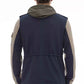Blue Cotton Men Jacket
