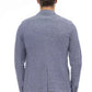 Blue Cotton Men Blazer