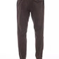 Brown Cotton Men Pant