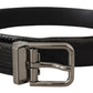Elegant Ostrich Leather Designer Belt