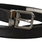 Elegant Ostrich Leather Designer Belt