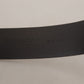 Elegant Black Leather Statement Belt