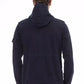 Blue Cotton Men Jacket