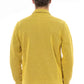 Yellow Cotton Men Jacket