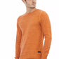 Orange Wool Men Sweater
