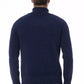 Blue Acrylic Men Sweater