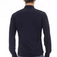 Blue Polyamide Men Shirt