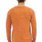 Orange Wool Men Sweater