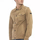 Brown Cotton Men's Jacket