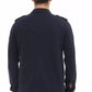 Blue Cotton Men Jacket