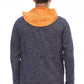 Blue Cotton Men Jacket