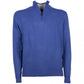 Elegant Turtleneck Sweater with Half-Zip