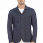 Blue Linen Men's Blazer