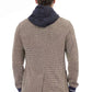 Brown Polyester Men Blazer