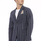 Blue Cotton Men Blazer