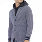 Blue Polyester Men Blazer